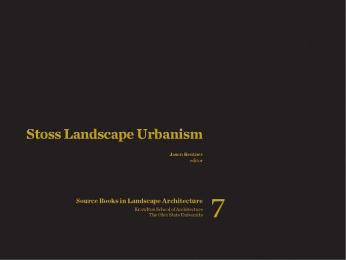 Cover for Stoss Landscape Urbanism