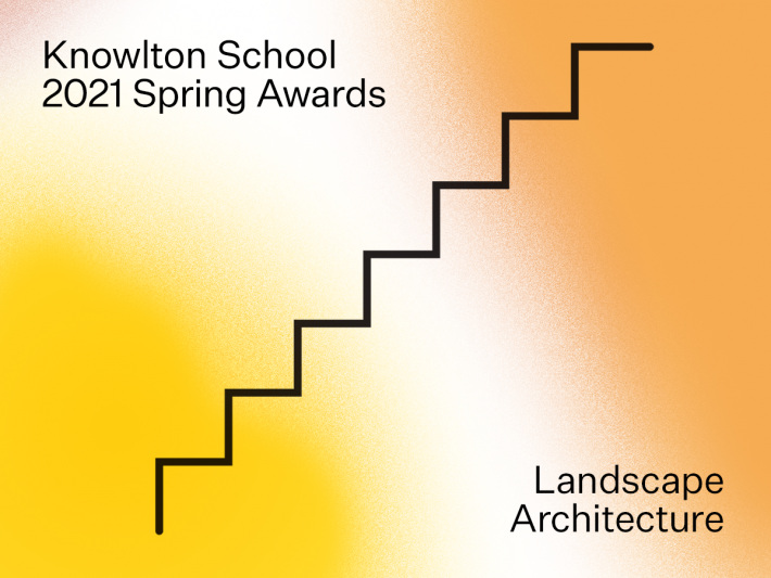 Knowlton School Awards for landscape architecture graphic