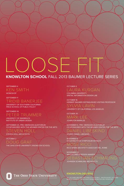 Fall 2013 Baumer Lecture Series Poster