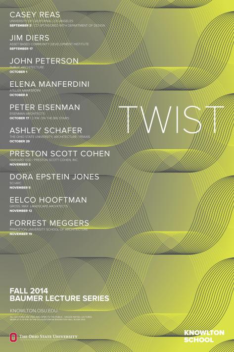 Fall 2014 Baumer Lecture Series Poster