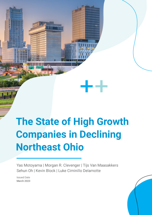Cover of The State of High Growth Companies in Declining Northeast Ohio