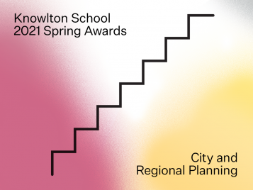 Knowlton School Awards for city and regional planning graphic